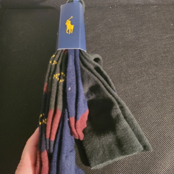3 pack Ralph Lauren argyle dress socks - Picture 2 of 12